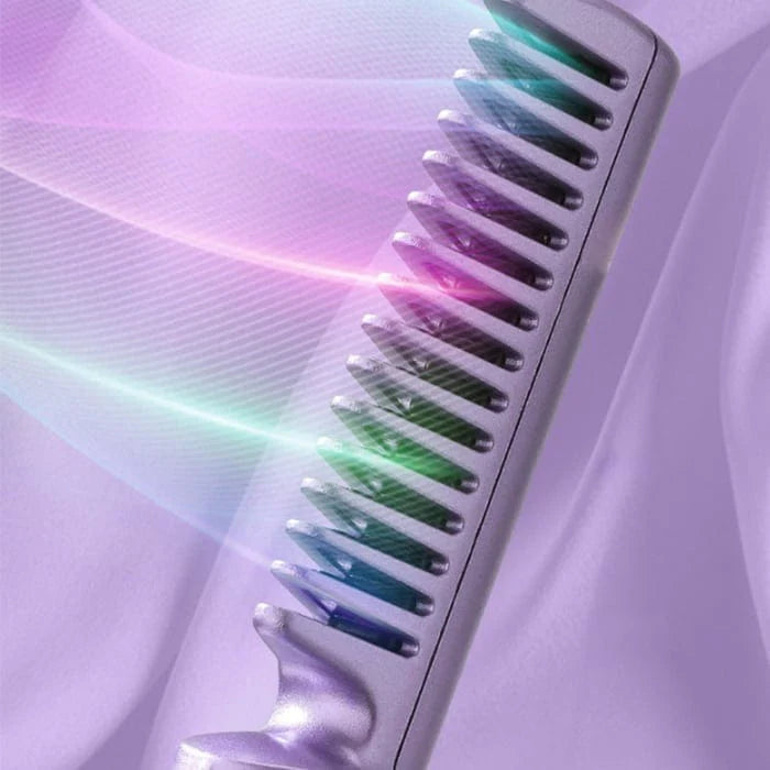 Portable Mini Hair Straightener | Hair Straightener Brush Comb Straightining Brush With Comb - Portable Mini Hot Hair Brush