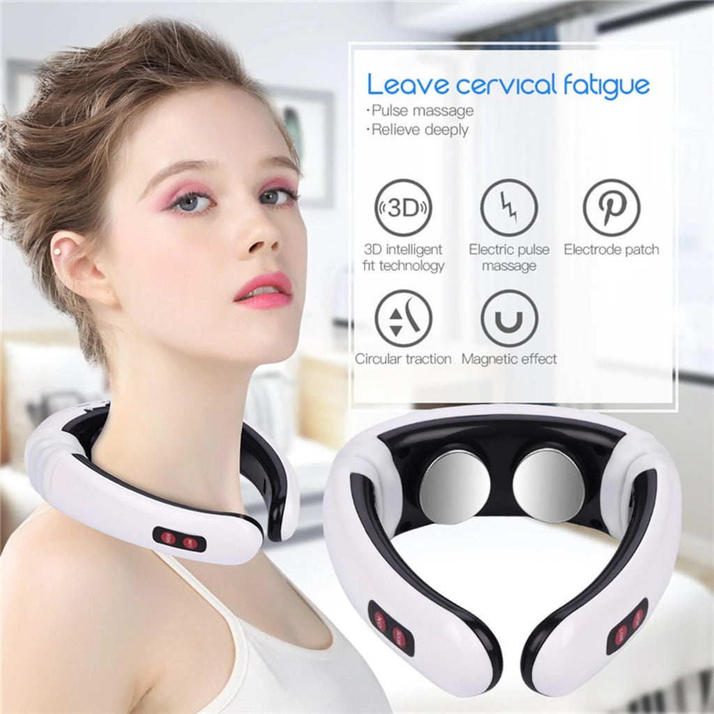 Portable Neck & Shoulder Massager with Heat Cervical Pain Relief - Portable Neck and Shoulder Massager with Heat - Portable Neck and Shoulder Massager with Heat