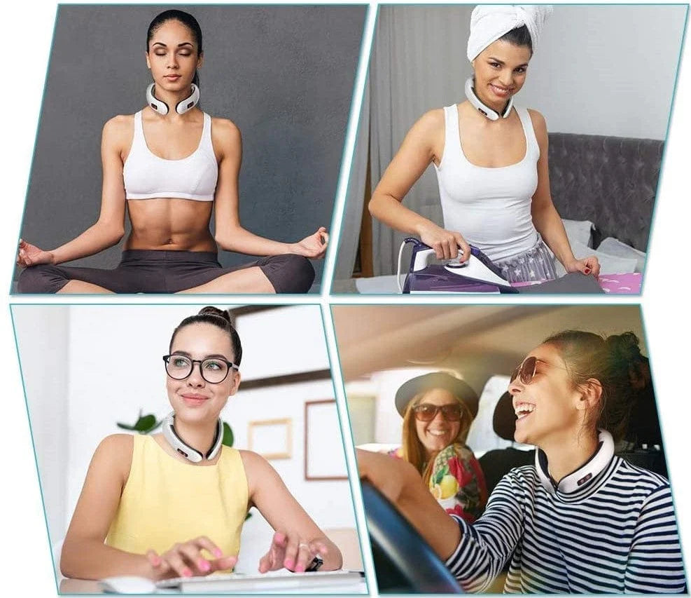 Portable Neck & Shoulder Massager with Heat Cervical Pain Relief - Portable Neck and Shoulder Massager with Heat - Portable Neck and Shoulder Massager with Heat