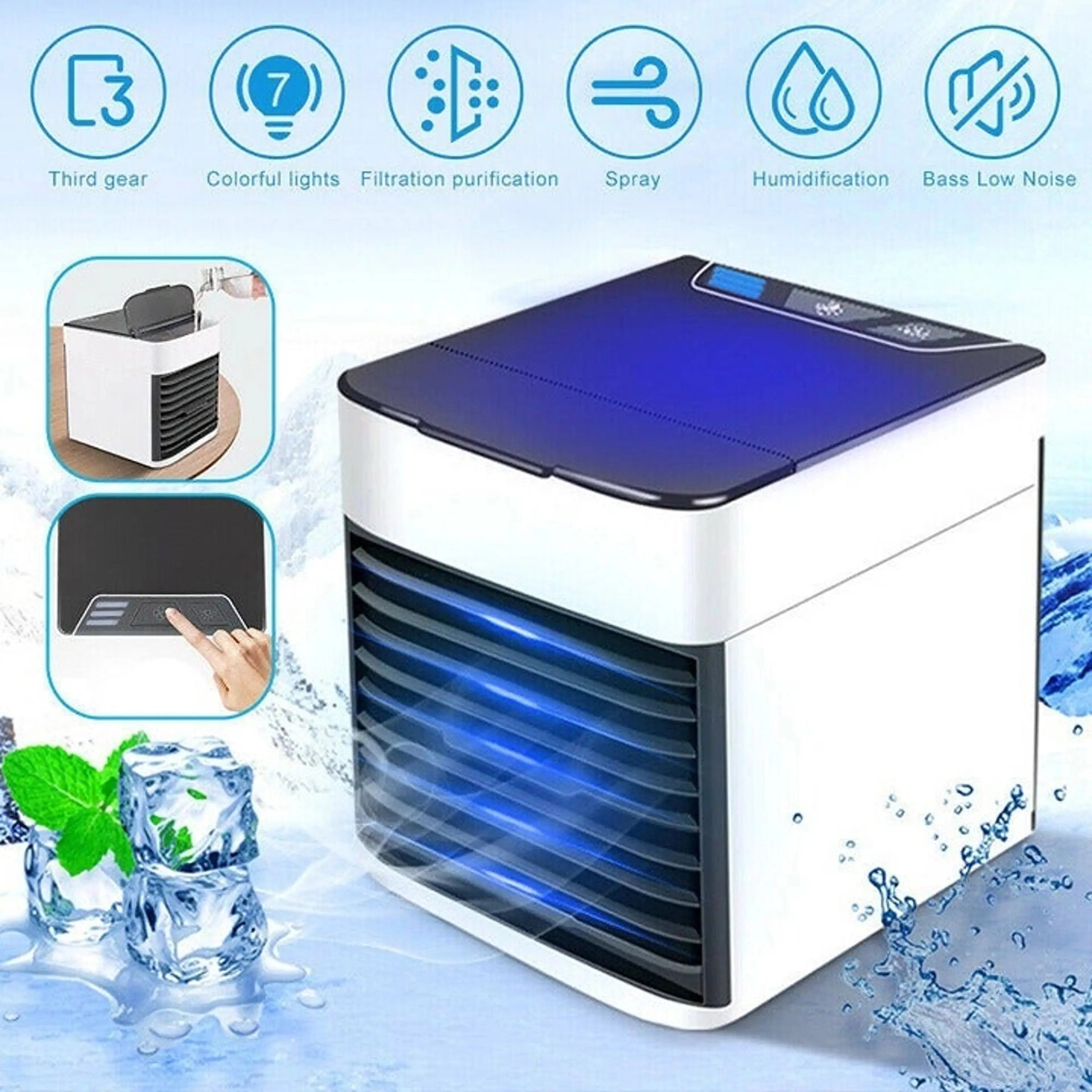 Portable Room Cooler Arctic Air Conditioner Pure Chill - Portable Mini Air Conditioner - Air Conditioners - Portable Mini Air Conditioner
