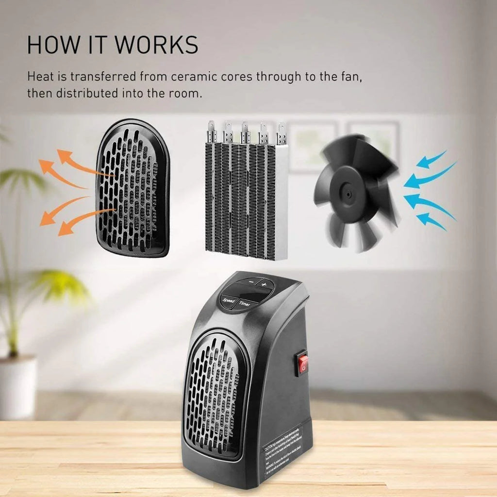 Portable Room Heater Electric Energy Efiicient Mini Heaters  - Mini Room Heater - Mini Room Heater
