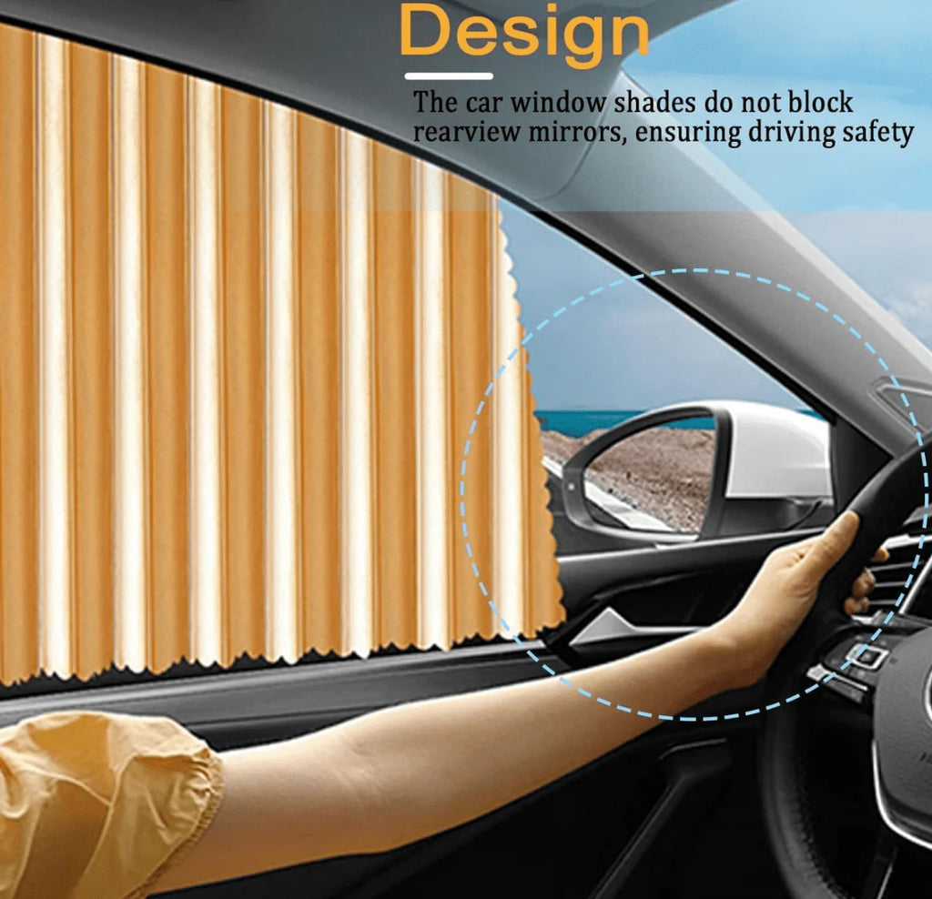Privacy Car Curtains | Window Curtains Car Curtain Automotive Windows Covering Fold - Privacy Car Curtains (Pack of 4)
