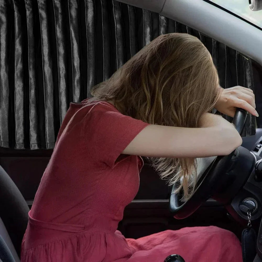 Privacy Car Curtains | Window Curtains Car Curtain Automotive Windows Covering Fold - Privacy Car Curtains (Pack of 4)