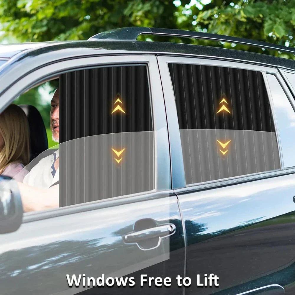 Privacy Car Curtains | Window Curtains Car Curtain Automotive Windows Covering Fold - Privacy Car Curtains (Pack of 4)