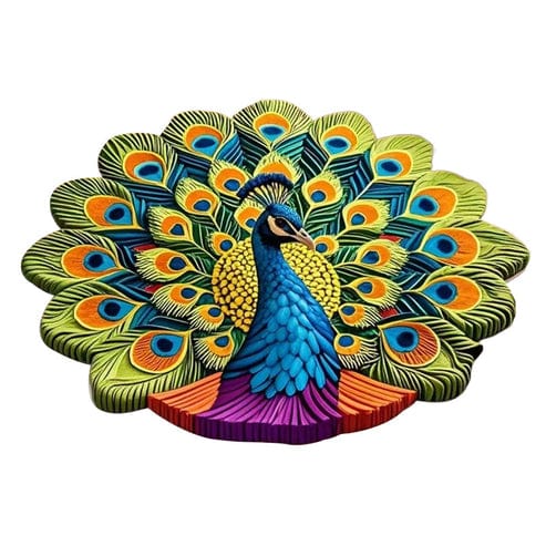 Quick-Dry Non-Slip Peacock Mat (Pack of 2) | Mat For Bathroom Anti Non Slip Home Mat Nonskid Mats - Quick-Dry Non-Slip Peacock Mat (Pack of 2)