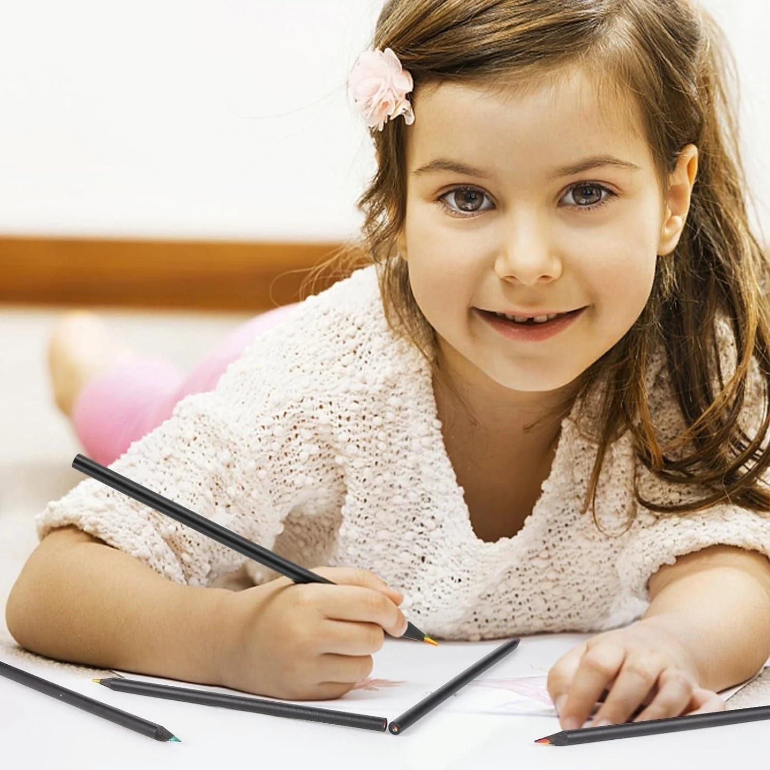 Rainbow Pencils | Pencil Colour Rainbow Pencils Colors 12 Colored Pencil Colouring - 12 Pieces Rainbow Pencils