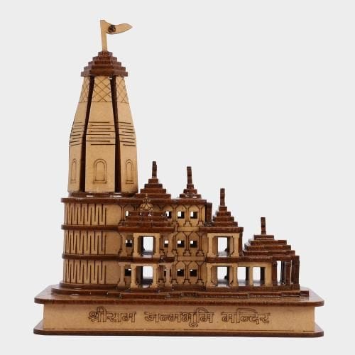 Ram Mandir Wooden Temple 3D Model