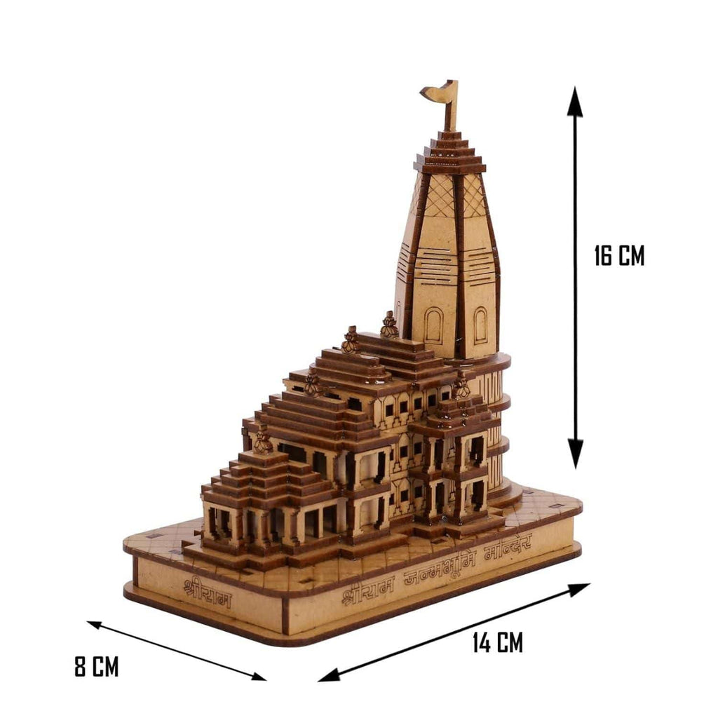 Ram Mandir Wooden Temple 3D Model