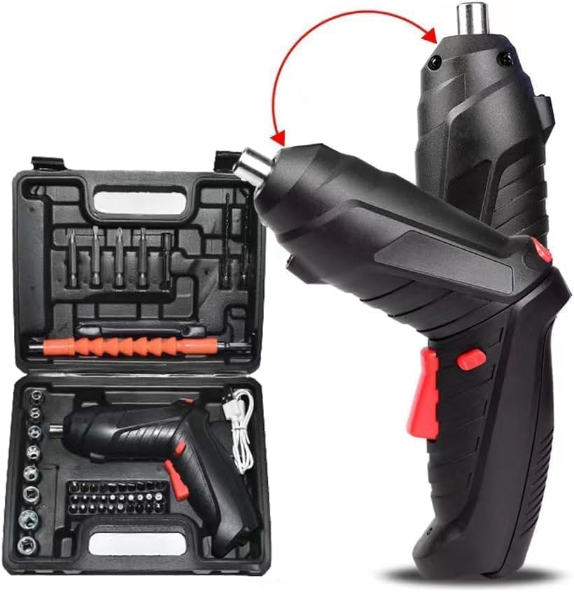 Retractable Cordless Drilling machine | Electric Screwdriver Set Tool Kit Power Tools Cordless Drill Machine - Retractable Cordless Drilling machine