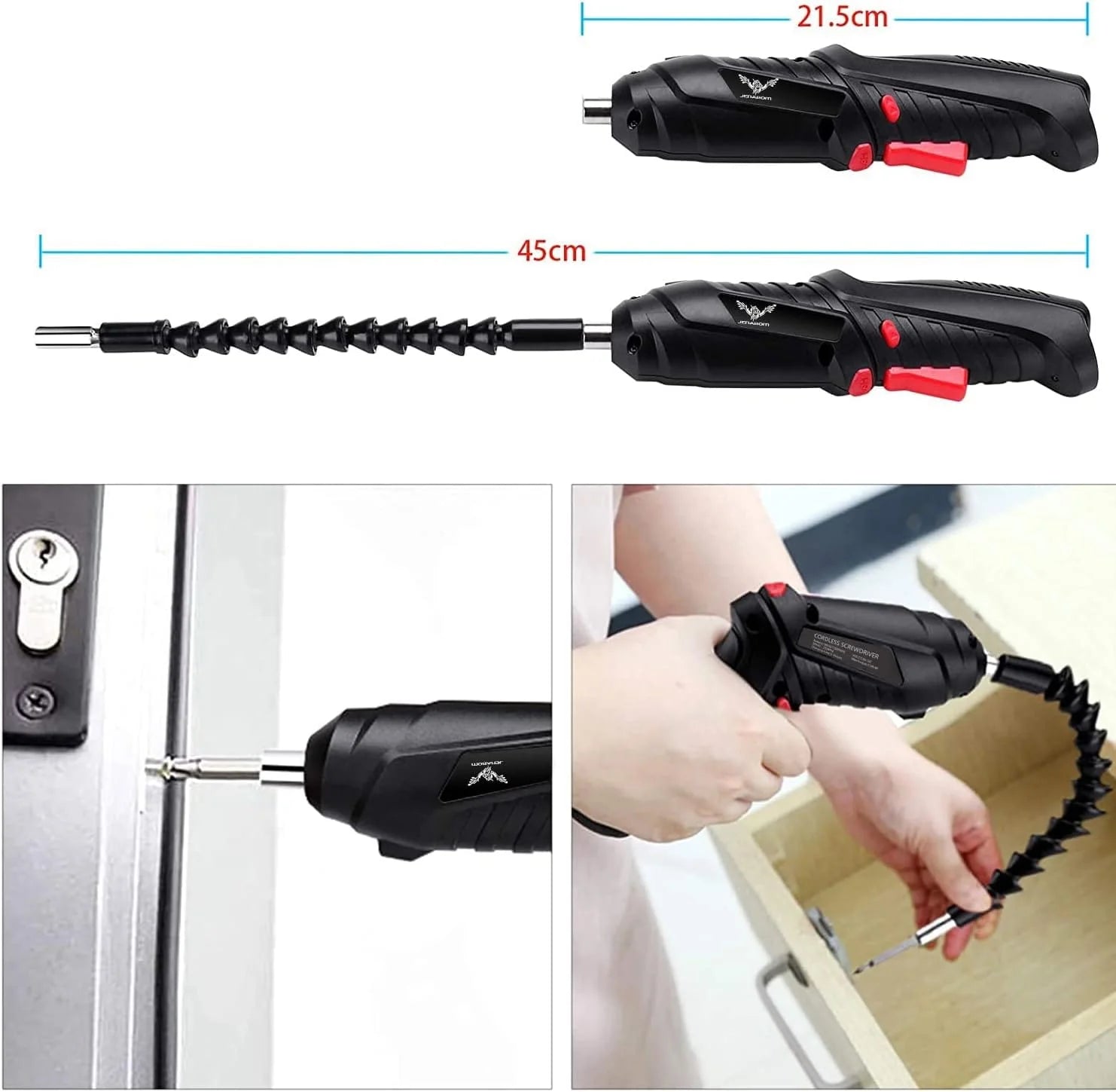 Retractable Cordless Drilling machine | Electric Screwdriver Set Tool Kit Power Tools Cordless Drill Machine - Retractable Cordless Drilling machine