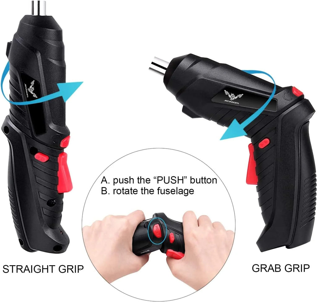 Retractable Cordless Drilling machine | Electric Screwdriver Set Tool Kit Power Tools Cordless Drill Machine - Retractable Cordless Drilling machine