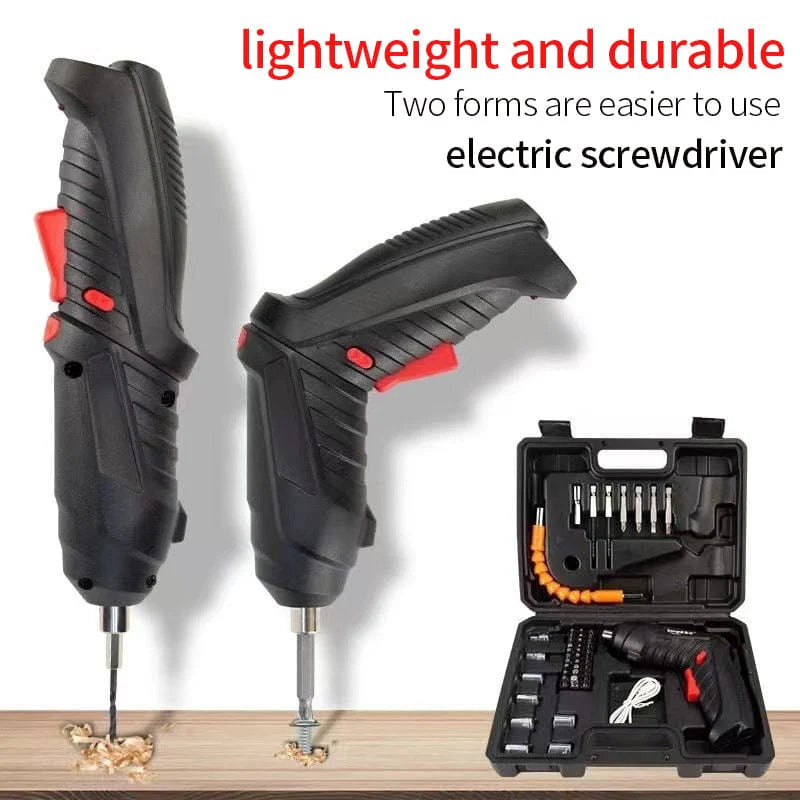 Retractable Cordless Drilling machine | Electric Screwdriver Set Tool Kit Power Tools Cordless Drill Machine - Retractable Cordless Drilling machine
