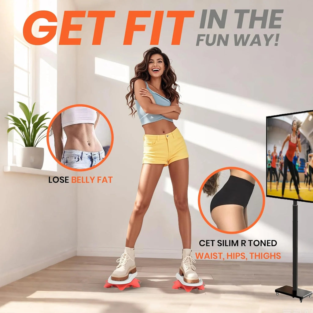 Rotating Twist Plate | Weight Loss Exercise Fat Burning Yoga Exercises Workout - Rotating Twist Plate