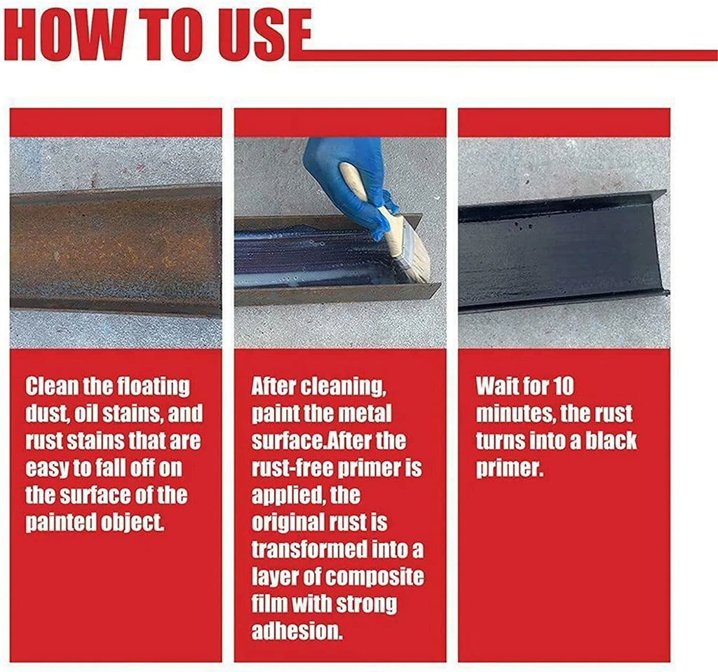 Rust Remover Cleaner Spray Chemicals For Metal Rust Paint Removal - Metal Rust Remover - Pack of 1 ( 400 ml ) - Metal Rust Remover