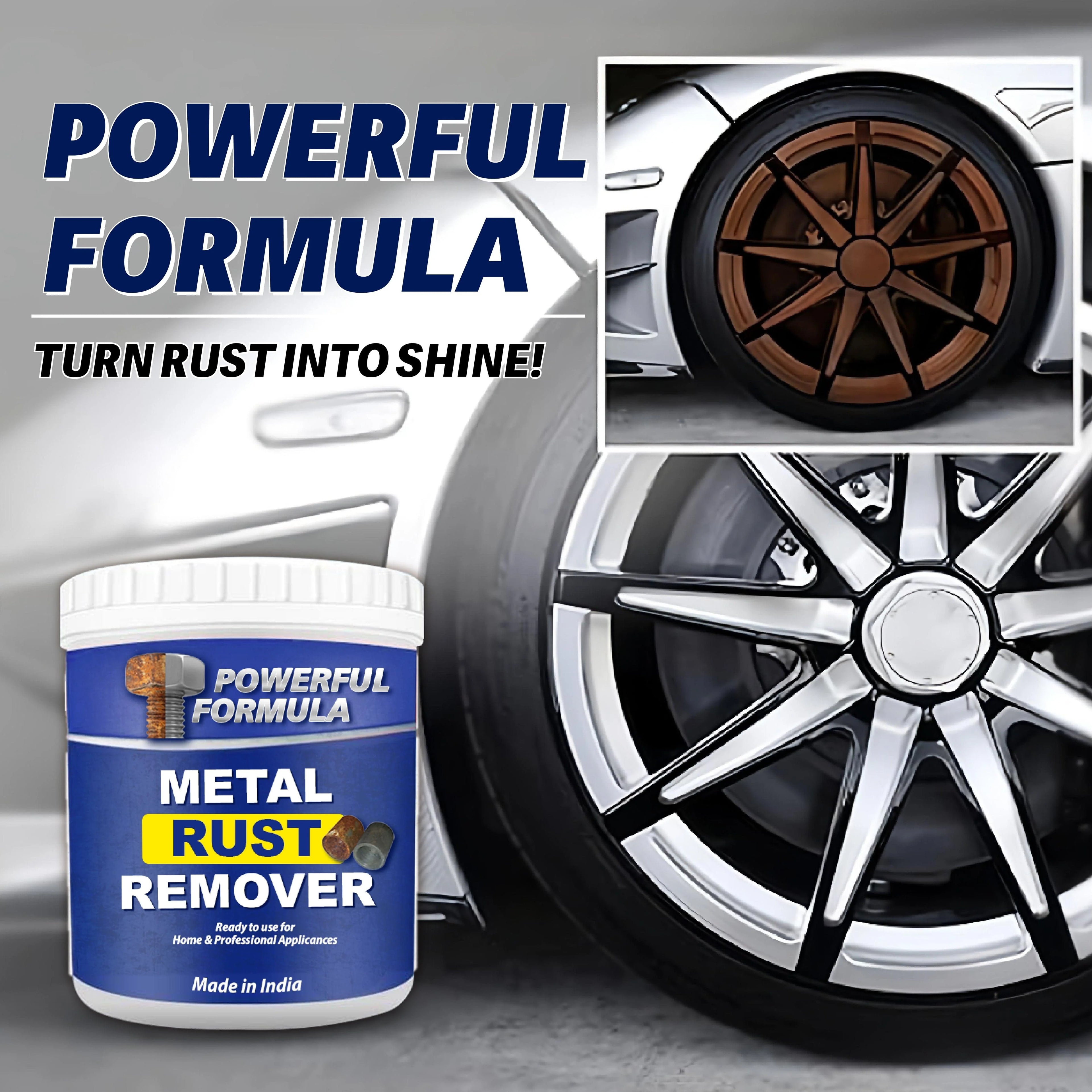 Rust Remover | Rust Remover For Metal Cleaner Steel Rust Remover Rusty Tools - Pack of 2 - Powerful Rust Remover (Pack Of 2)