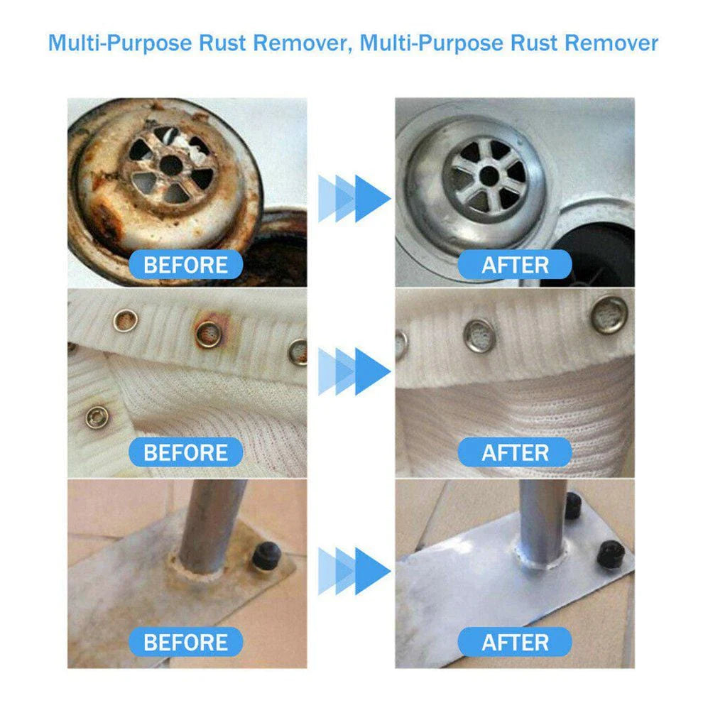 Rust Remover | Rust Remover For Metal Cleaner Steel Rust Remover Rusty Tools - Pack of 2 - Powerful Rust Remover (Pack Of 2)