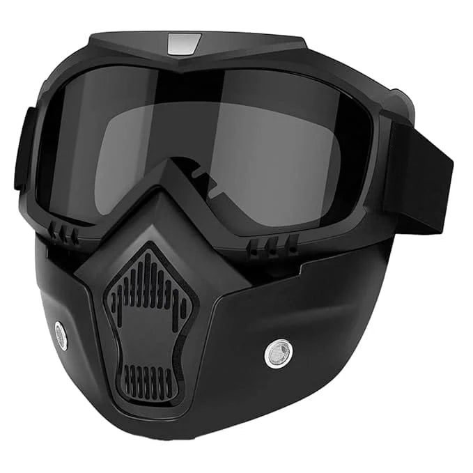 Safety Goggles UV Protective Glasses Face Shield Black Face mask - Goggle Mask - RIDING MASK - Goggle Mask