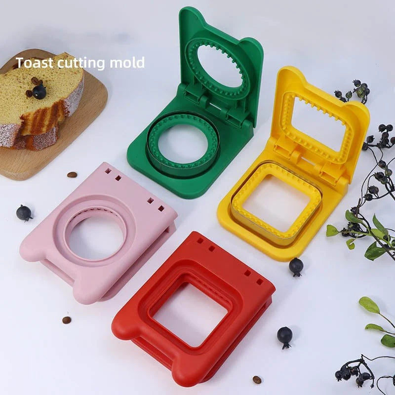 Sandwich Molds Cutter and Sealer | Shape Mini Cutter Sandwich Bread Shapes Cutter Set - Sandwich Molds Cutter and Sealer