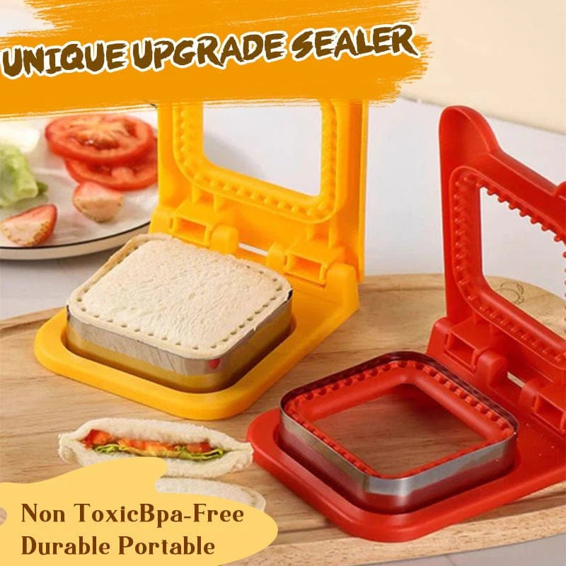 Sandwich Molds Cutter and Sealer | Shape Mini Cutter Sandwich Bread Shapes Cutter Set - Sandwich Molds Cutter and Sealer