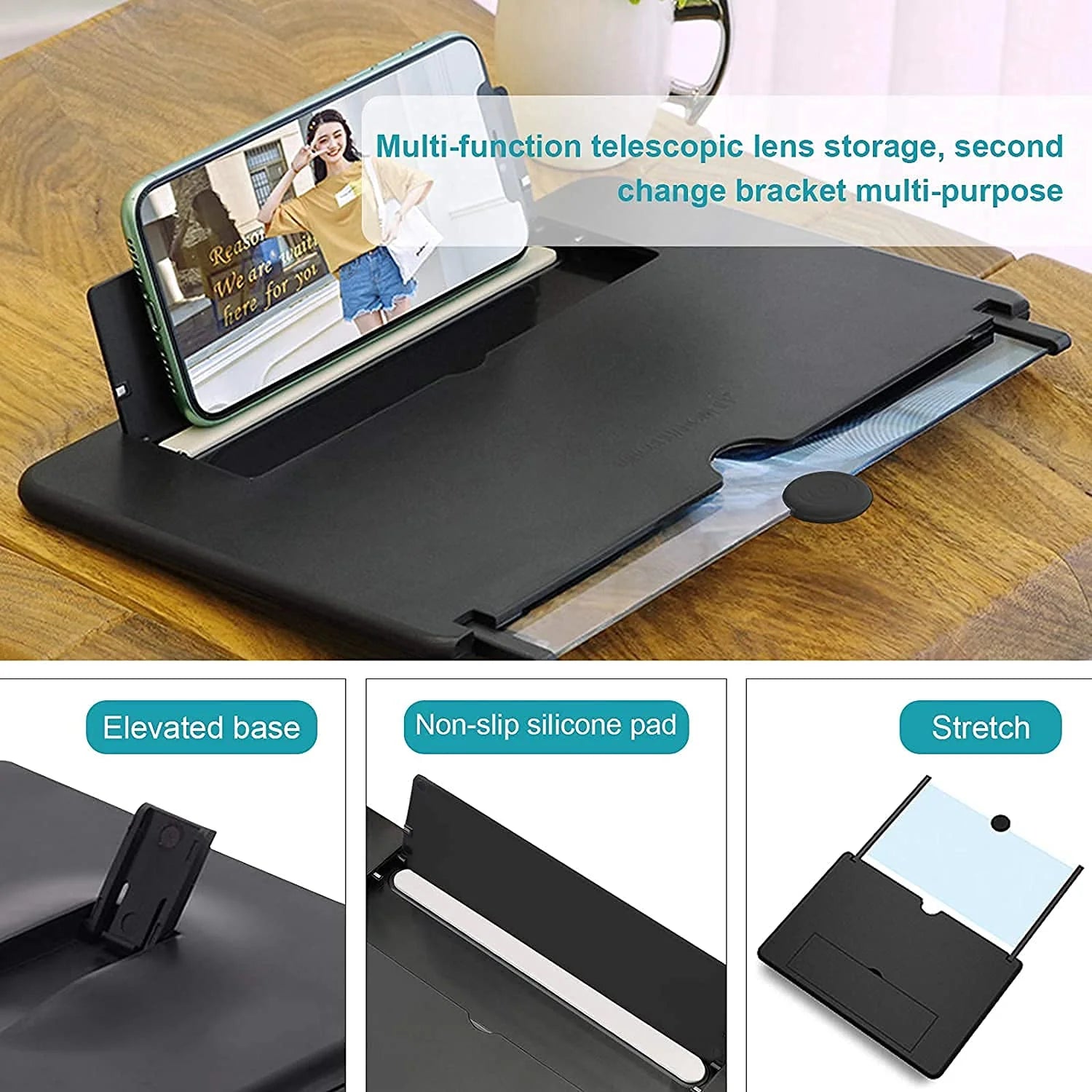 Screen Amplifier | Mobile Screen Magnifier Smartphone Screen Enlarger Glass - Screen Amplifier
