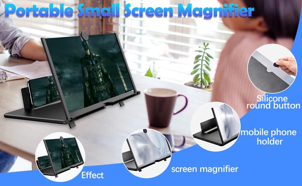 Screen Amplifier | Mobile Screen Magnifier Smartphone Screen Enlarger Glass - Screen Amplifier