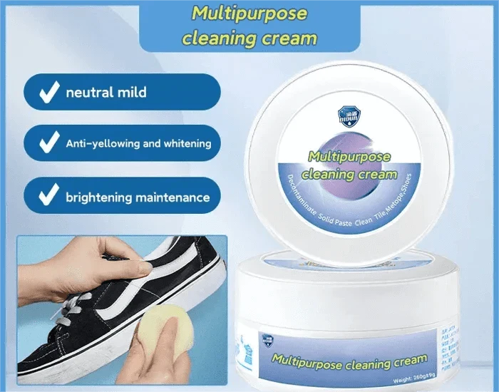 Shoe Cleaning Cream | Shoe Cleaning White Shoes Polish Cleaner Kit Sneakers Cream - Shoe Cleaning Cream