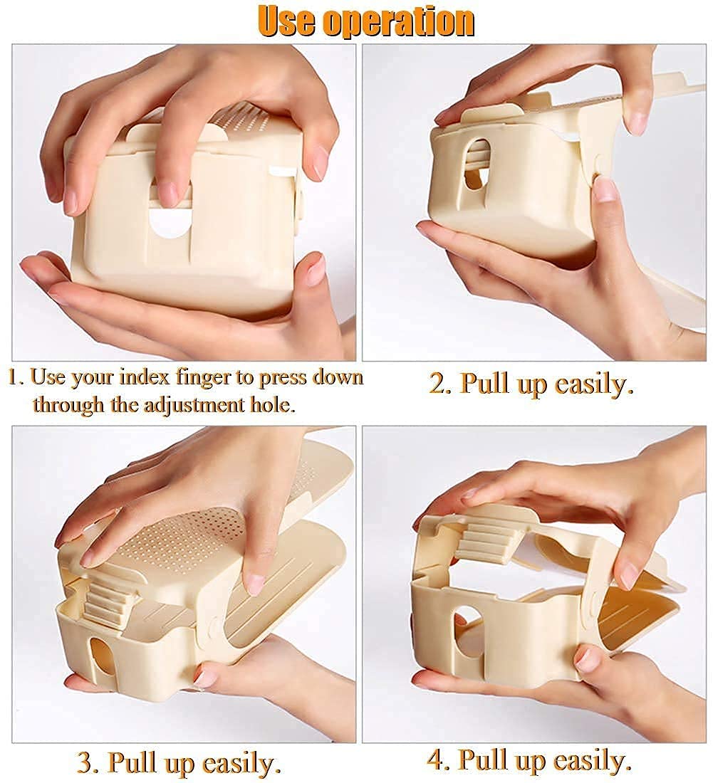 Shoe Organizer - The Adjustable Shoe Rack Space Saver - Shoe Organizer - The Adjustable Shoe Rack Space Saver