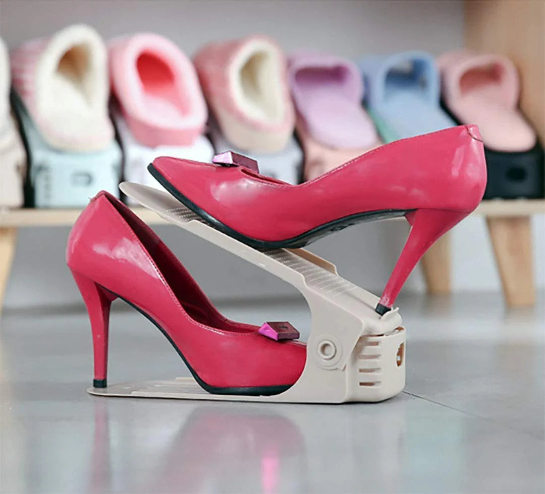 Shoe Organizer - The Adjustable Shoe Rack Space Saver - Shoe Organizer - The Adjustable Shoe Rack Space Saver