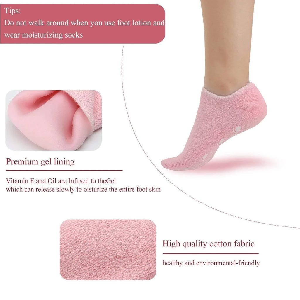 Silicon Spa Gel Socks - Pack of 1 Pair - Silicon Spa Gel Socks