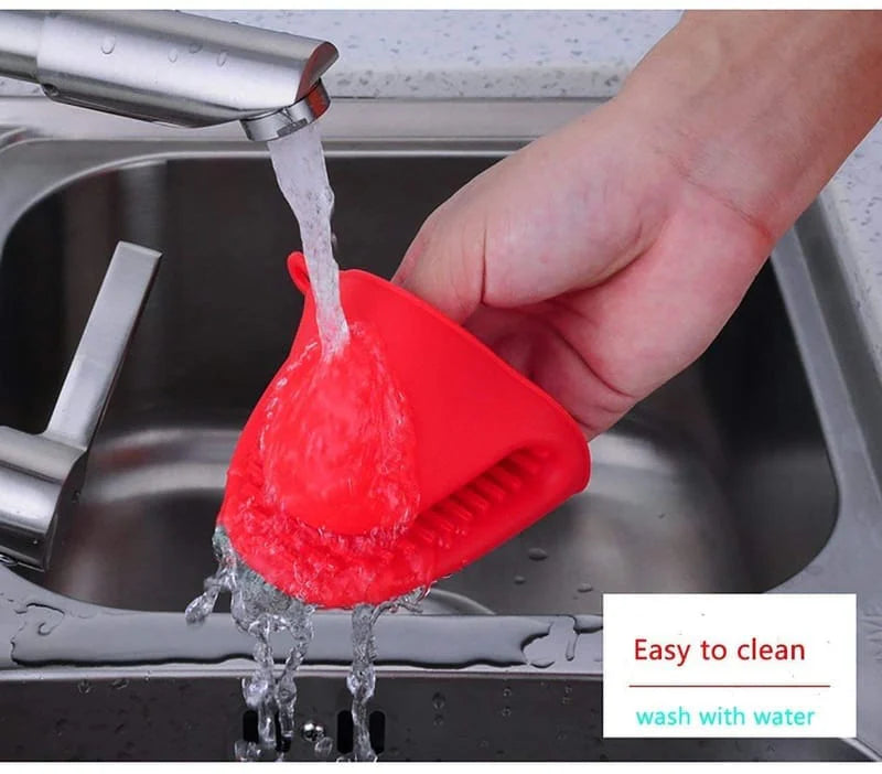 Silicone Potholder (Pack of 4) | Kitchen Items Utensils Oven Mitts Silicone Gloves Products Pot Holder - Silicone Potholder (Pack of 4)