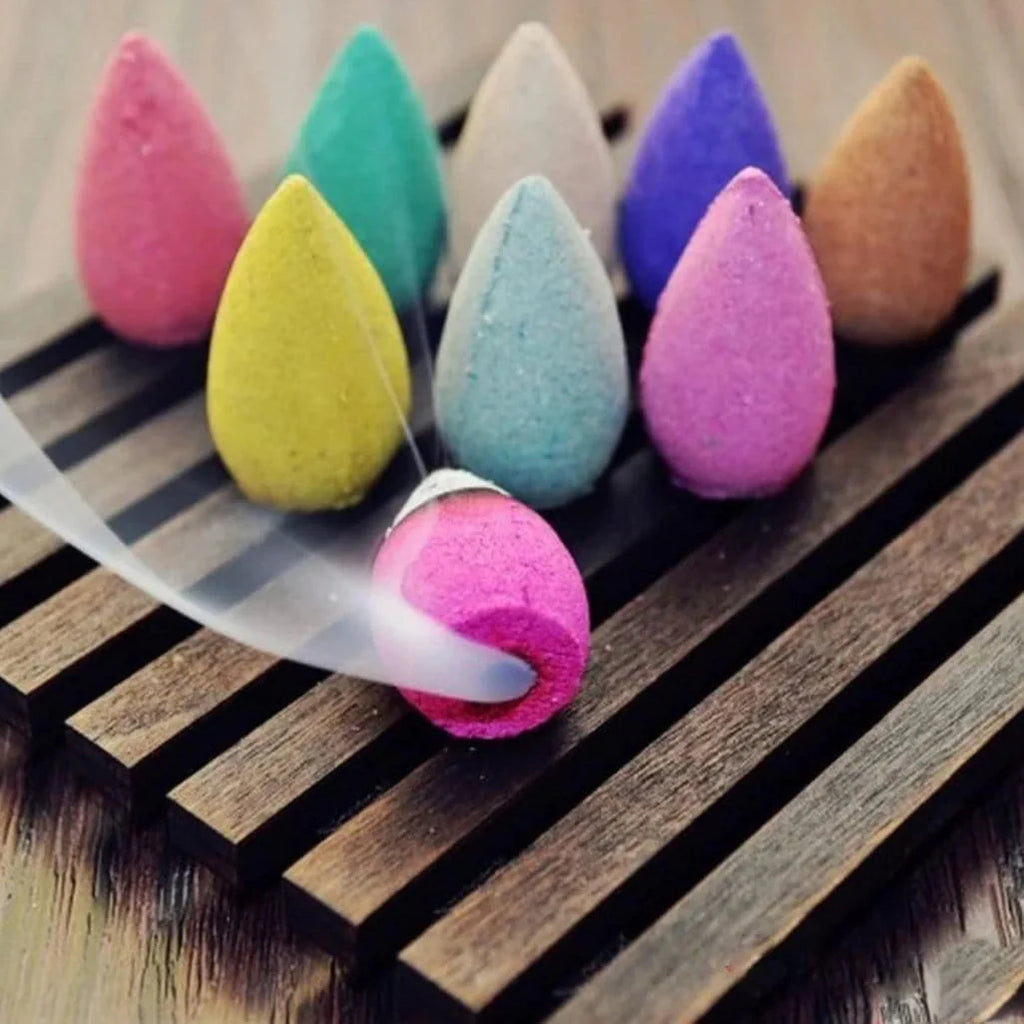 Smoke Fountain Incense Holder | Incense Burner Holder Smoke Fountain Shivling Waterfall Backflow - Smoke Fountain Incense Holder (30 Free Backflow Cones)