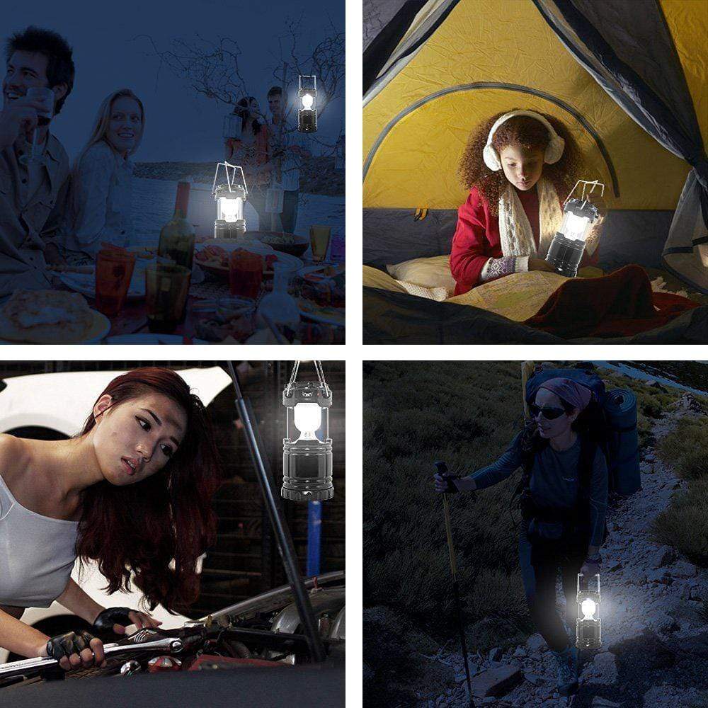 Solar Charging Light Solar Lamp Lantern with Power Bank  - Solar Lamp - Solar Lamp