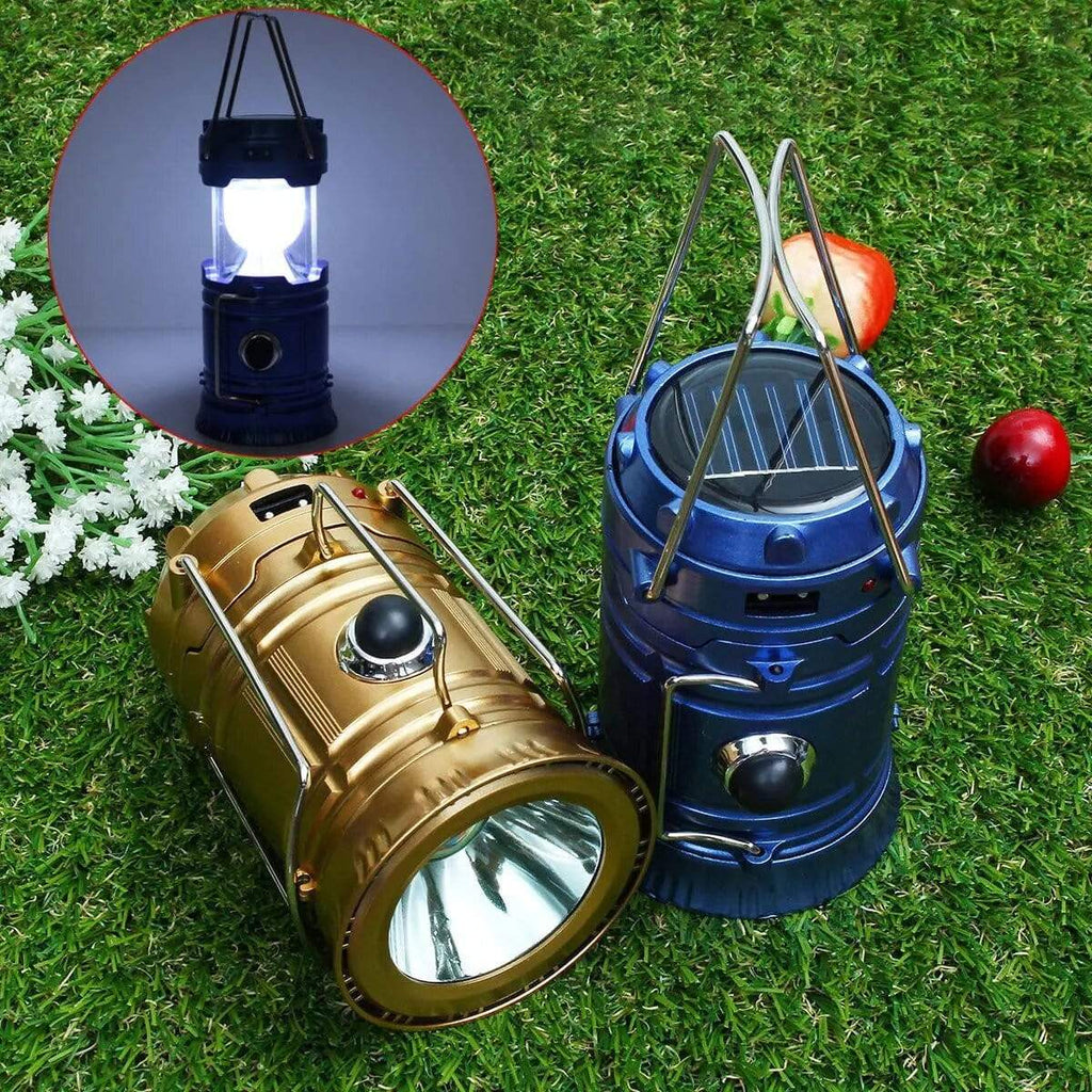 Solar Charging Light Solar Lamp Lantern with Power Bank  - Solar Lamp - Solar Lamp