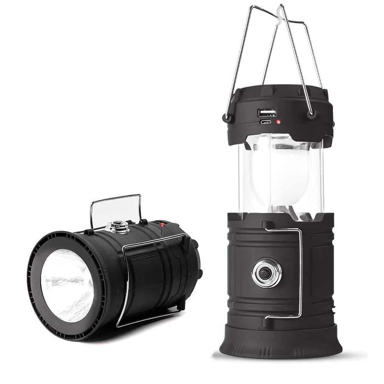 Solar Charging Light Solar Lamp Lantern with Power Bank  - Solar Lamp - Solar Lamp