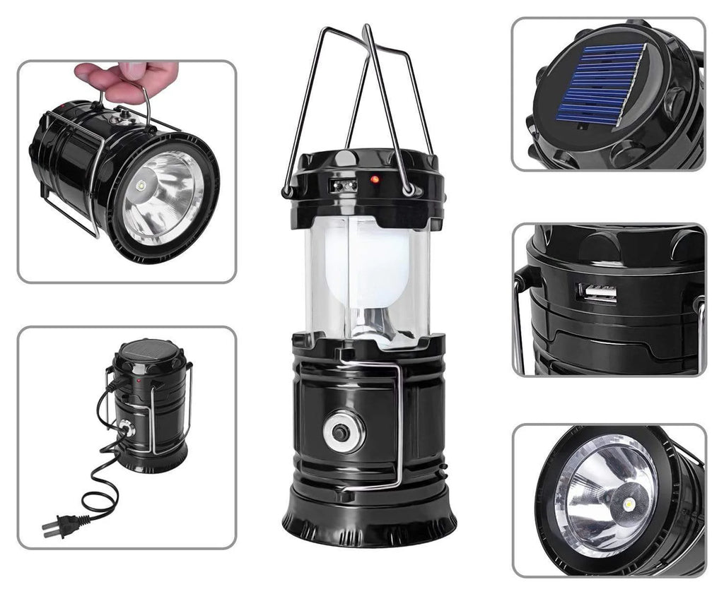 Solar Charging Light Solar Lamp Lantern with Power Bank  - Solar Lamp - Solar Lamp