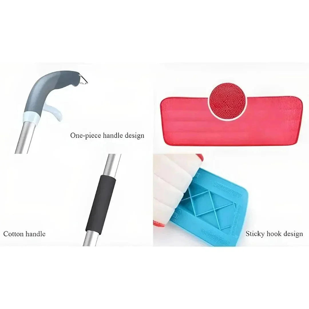 Spray Mop | Tile Cleaner Bathroom Floor Cleaning Brush Kitchen Mop Brush Wiper - Floor Cleaning Mop Stick with Spray Bottle