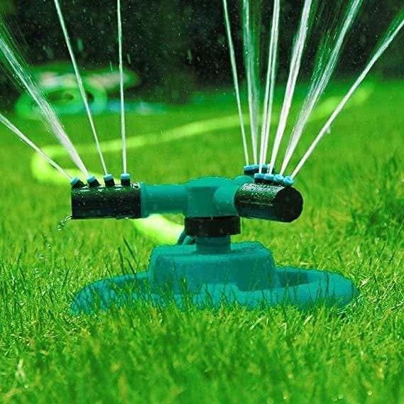 Sprinklers Irrigation Systems Water Sprinkler Garden Sprays  - 3-Arm 360° Rotating Water Sprinkler - 360° Rotating Water Sprinkler for Garden