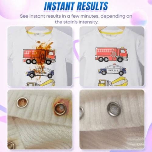 Stain Remover For Clothes Spot Remover Product For Clothing - Laundry Stain Remover - Pack of 2 - Active Enzyme Laundry Stain Remover 🔥BUY 1 GET 1 FREE🔥