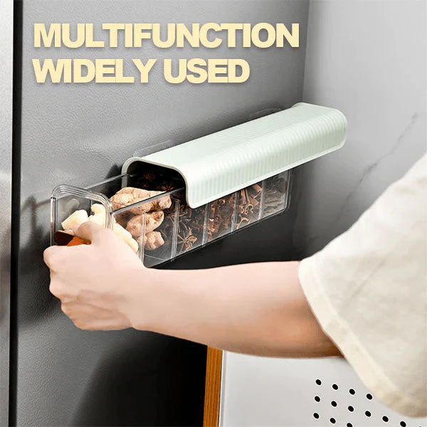 Storage Box Kitchen Organiser Box Cloth Storage Makeup Organizer  - 6 Compartment Wardrobe Storage Organizer - 6 Compartment - 6 Compartment Wardrobe Storage Organizer