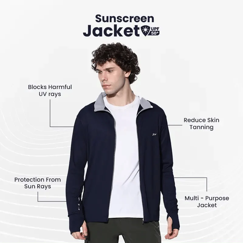 Sunscreen Jacket | Sunscreen Jacket Protection Sunburn Ultraviolet Sunlight shield - M - SPF 50+ UV Protection Sunscreen Jacket