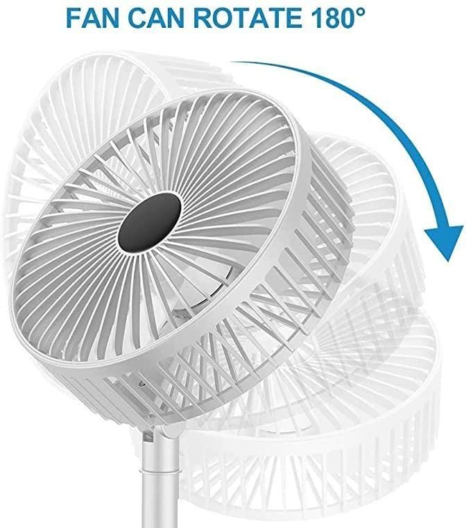 Table Rechargable Fan Cool Small Fan High Speed Desk Table Fan - Portable Fan - Portable Fan