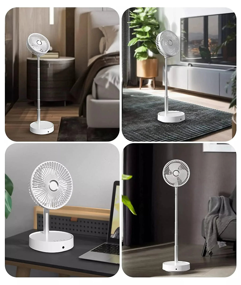 Table Rechargable Fan Cool Small Fan High Speed Desk Table Fan - Portable Fan - Portable Fan