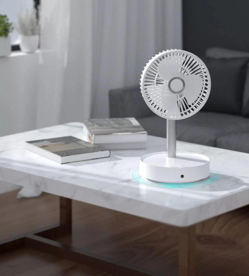 Table Rechargable Fan Cool Small Fan High Speed Desk Table Fan - Portable Fan - Portable Fan