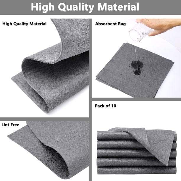 Thickened Cleaning Cloth (Pack of 5) | Microfiber Cloth Cleaning Glass Kitchen Wipe Cloths Material - Thickened Cleaning Cloth (Pack of 5)