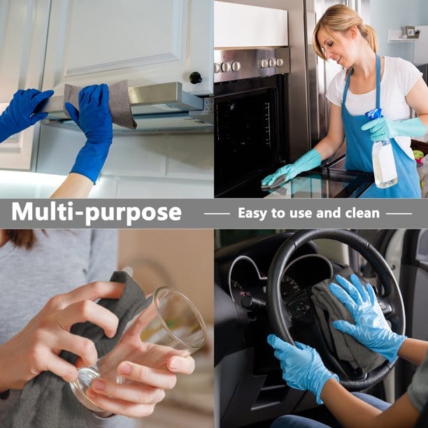 Thickened Cleaning Cloth (Pack of 5) | Microfiber Cloth Cleaning Glass Kitchen Wipe Cloths Material - Thickened Cleaning Cloth (Pack of 5)