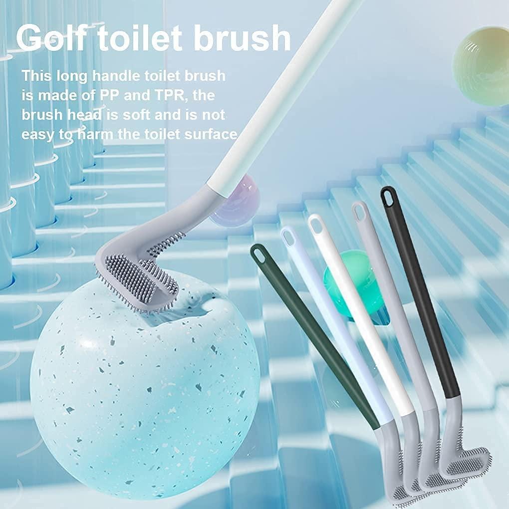 Toilet Cleaner Brush Golf Head Toilet Brush Cleaner - Golf Head Toilet Brush (Pack of 2) - Golf Head Toilet Brush (Pack of 2)