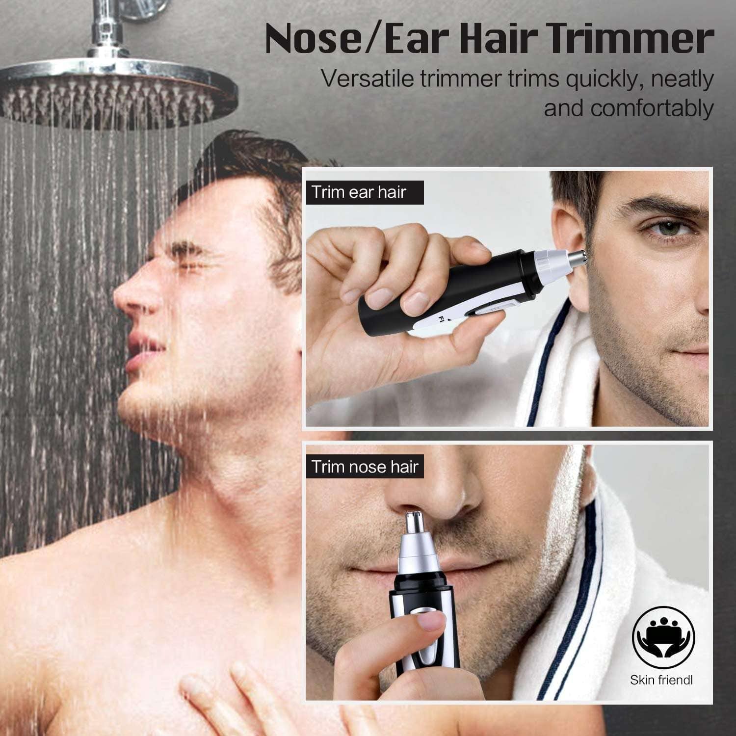 Trimmer For Men Men's Shaver For Women Shaver And Trimmer - Unisex 3 in 1 Electric Nose Hair Trimmer - Unisex 3 in 1 Electric Nose Hair Trimmer