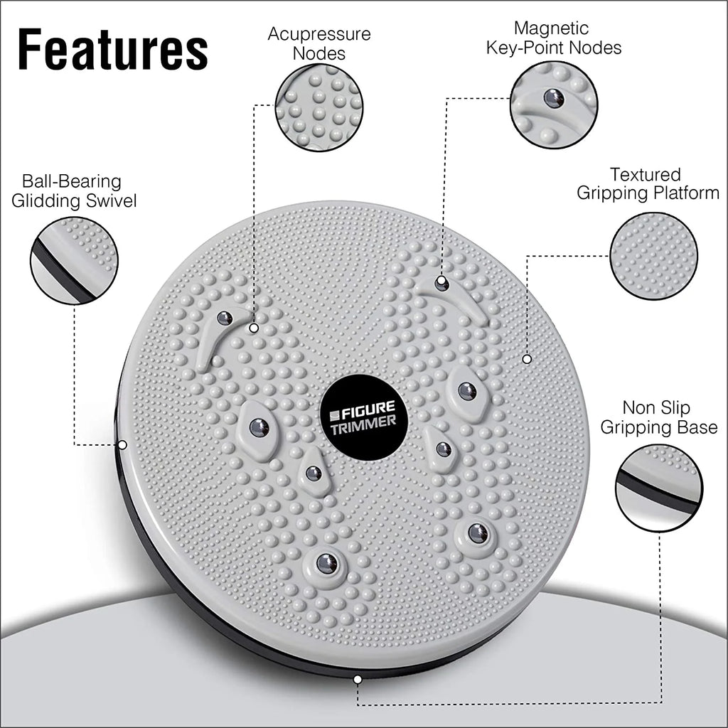 Tummy Twister Abdominal Exerciser | Tummy Trimmer Exercise For Belly Fat Workout Weight Loss Exercise - Tummy Twister Abdominal Exerciser