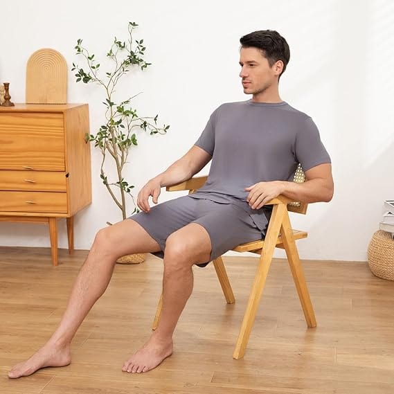 Two-Piece Nightwear Suit | Nightdress Foe Women Night Suit Men Nightwear 2 piece - M - Unisex Two-Piece Nightwear Suit