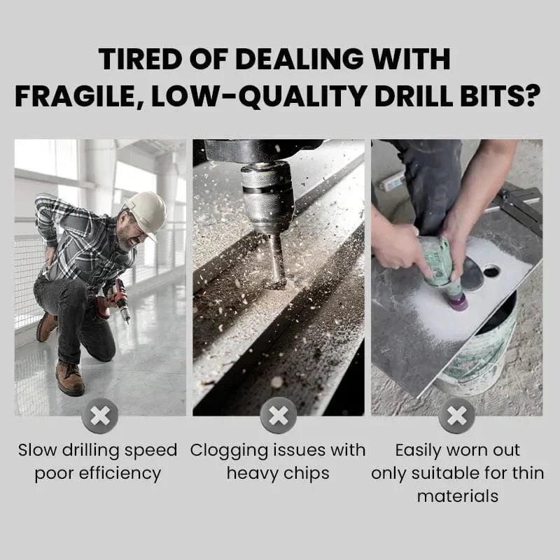 Ultra-Hard Alloy Drill Bit Kit️ (Set of 13) | Drill Bits For Metal Set Steel For Drilling Metal Head For Walls - Ultra-Hard Alloy Drill Bit Kit (Set of 13)